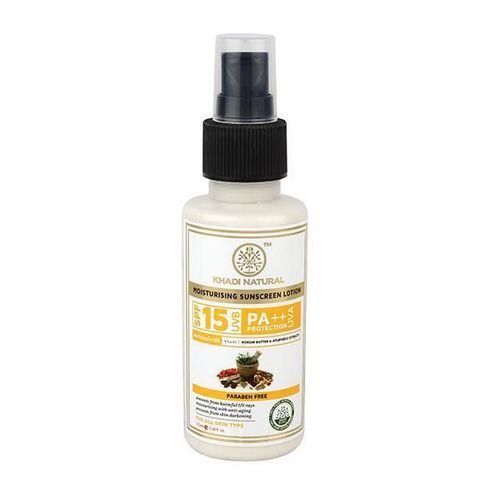 Khadi Natural Moisturising Sunscreen Lotion - SPF 15 100 ml