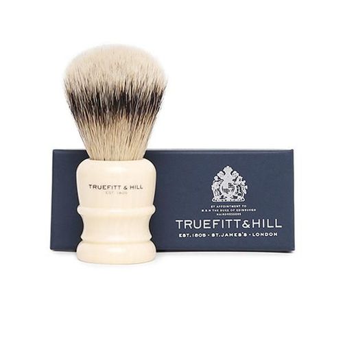Truefitt and Hill Faux Ivory Super Handmade Shaving Brush Wellington Luxury Essential Grooming Collection for Men 1's
