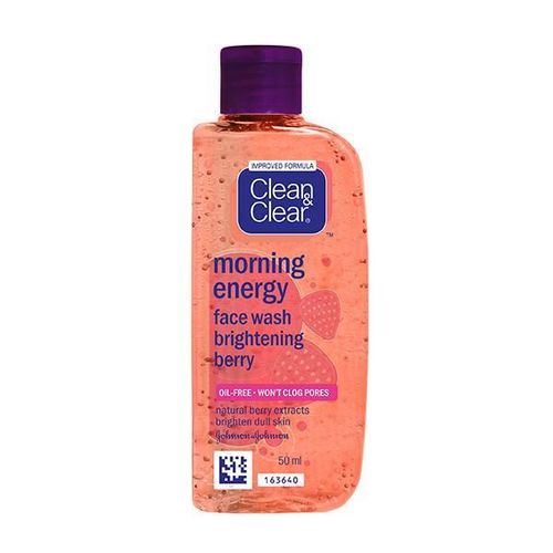 Clean & Clear Morning Energy Face Wash - Brightening Berry 50 ml