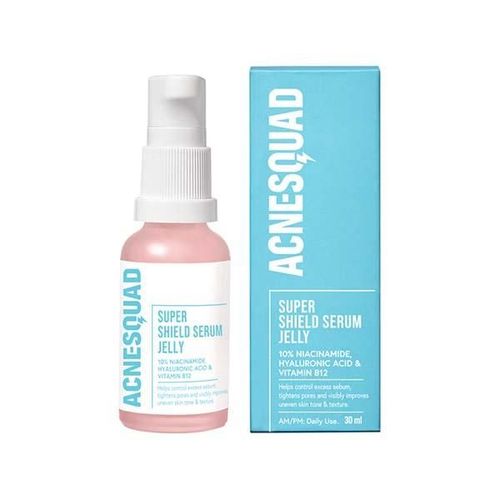 Acne Squad Pore Minimising Super Shield Serum Jelly With 10 Percent Niacinamide 30 ml