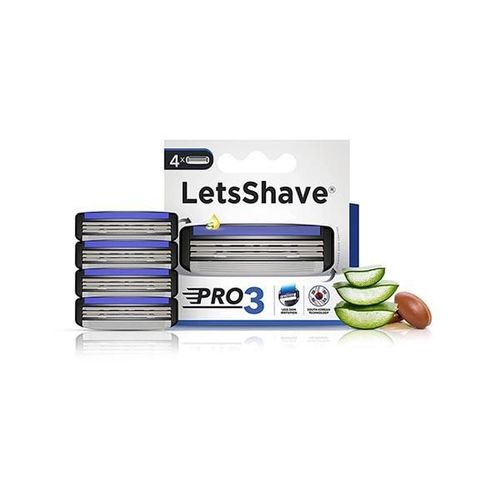 LetsShave Pro 3 Shaving Blades - Men 4's