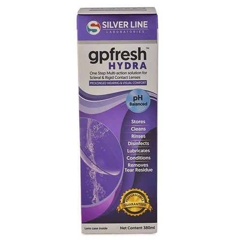 Silver Line gpFresh Hydra pH Balanced Contact Lens Solution 380 ml