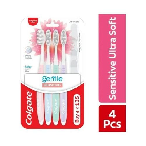 Colgate-Palmolive, Colgate Gentle Sensitive Soft Bristles Toothbrush - (4Pcs) 1's