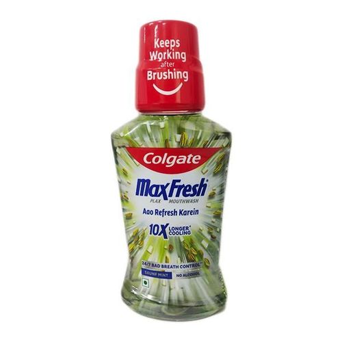 Colgate Max Fresh Plax Mouthwash - Saunf Mint 250 ml