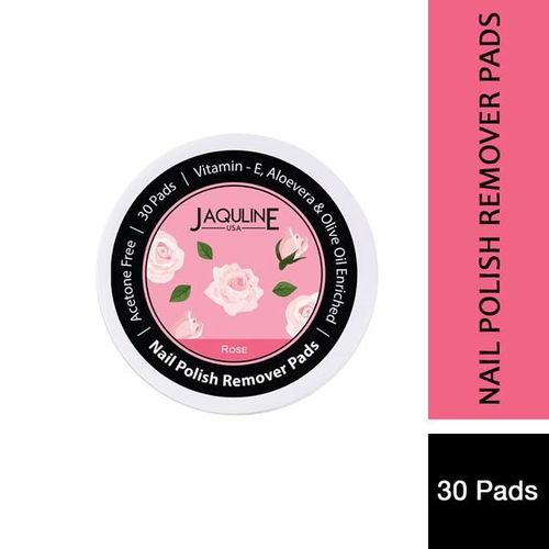 Jaquline USA Nail Polish Remover Pads Rose (Pack of 30) 1's