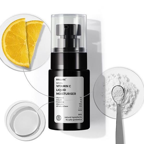 Brillare Vitamin C Liquid Moisturiser for Bright, Glowing Skin 30 ml