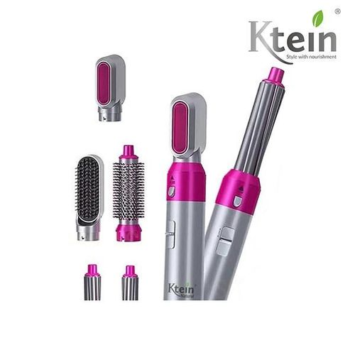 Ktein 5 In 1 Hot Air Styler A Versatile Hair Dryer Comb and Styling Tool for Curly Hair, Straightening, Curling, Drying, Combing, Scalp Massage 1500 gm