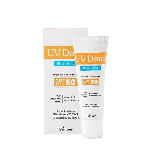 UV Doux Blue Light SPF 50 PA+++ Anhydrous Sunscreen Gel 100 g