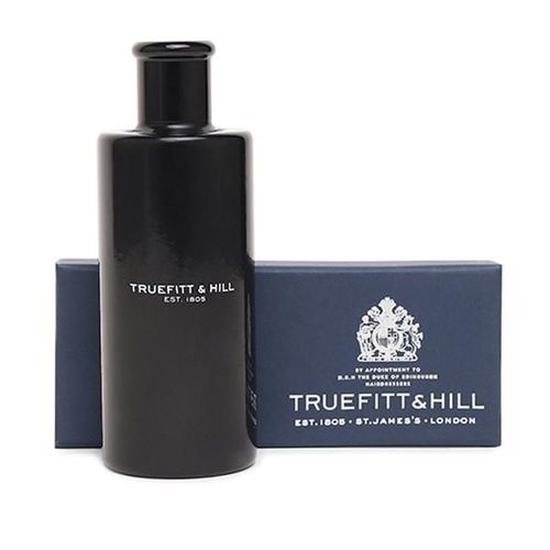 Truefitt and Hill Faux Ebony Super Badger Shave Brush Turnback Travel Essential Grooming Collection For Men 1's