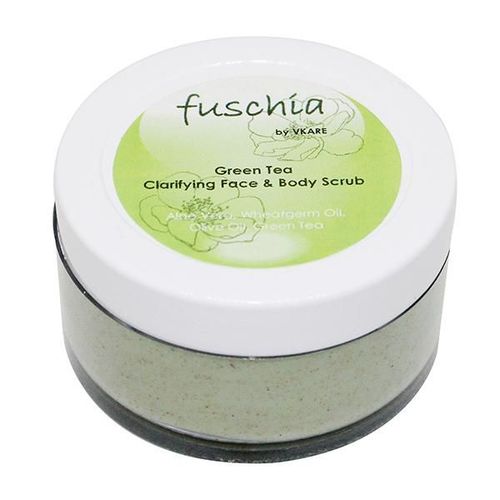 Fuschia Clarifying Face & Body Scrub - Green Tea 50 gm